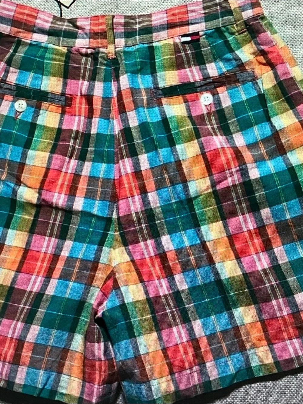 Tommy Hilfiger Multi-Color Plaid Women’s Shorts